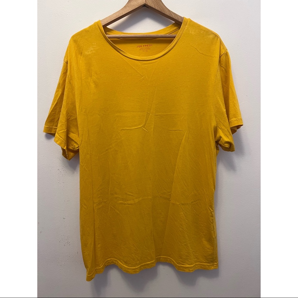 Joe Fresh XL yellow t-shirt
